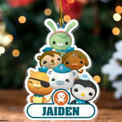 octonauts christmas ornament, kids christmas ornament, christmas ornament