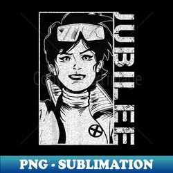 marvel x-men jubilee character profile face graphic - premium sublimation digital download - revolutionize your designs