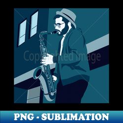 sax player - aesthetic sublimation digital file - defying the norms
