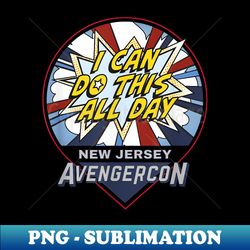marvel ms. marvel i can do this all day avengercon - modern sublimation png file - capture imagination with every detail
