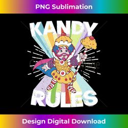 candy land kandy rules rainbow king kandy vintage long sleeve - deluxe png sublimation download - lively and captivating visuals