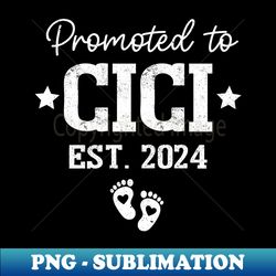 promoted to cici 2024 for pregnancy baby announcement 2024 - professional sublimation digital download - perfect for creative projects