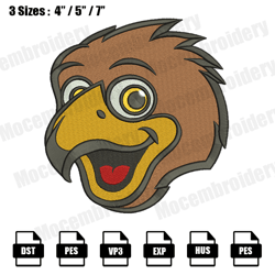 utah utes mascot embroidery designs, nfl embroidery design file instant download
