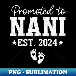 promoted to nani 2024 for pregnancy baby announcement 2024 - png transparent sublimation design - perfect for personalization