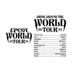 bundle world tour svg, drink around the world tour svg, family trip 2023 svg, family vacation, vacay mode svg, magical k