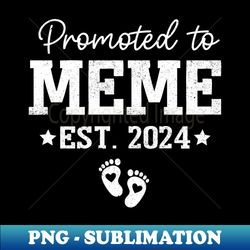 promoted to meme 2024 for pregnancy baby announcement 2024 - elegant sublimation png download - unleash your creativity
