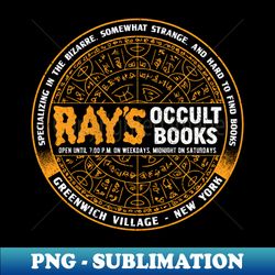 Rays Occult books - PNG Sublimation Digital Download - Add a Festive Touch to Every Day