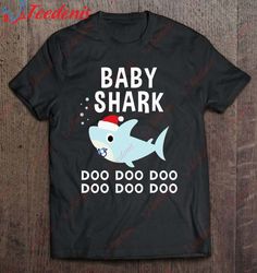 baby shark shirt santa christmas shirts for girls boys kids shirt, christmas shirt designs  wear love, share beauty