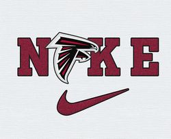 nike atlanta falcons embroidery effect, nike svg, football team svg, nfl logo, nfl,nfl design 55