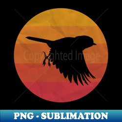 flying willow tit bird - exclusive png sublimation download - unlock vibrant sublimation designs