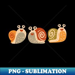 happy snails - instant png sublimation download - perfect for sublimation mastery