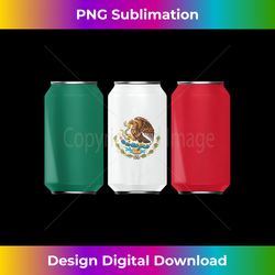 cool patriotic beer cans mexico w mexican flag tank top - sophisticated png sublimation file - elevate your style with intricate details