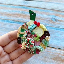 magnet miniature charcuterie board christmas souvenir