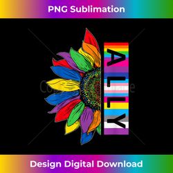 ally lgbtq pride fla - artisanal sublimation png file - customize with flair