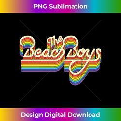 beach boys rainbow ripple logo long sleeve - chic sublimation digital download - elevate your style with intricate details