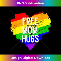 free mom hugs rainbow heart lgbt pri - classic sublimation png file - reimagine your sublimation pieces