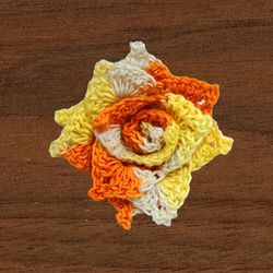 crochet rose pattern, crochet flower pattern, crochet pattern for decor, bouquets and arrangements