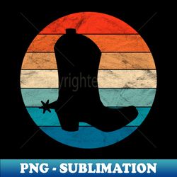 cowboy boot - exclusive png sublimation download - stunning sublimation graphics