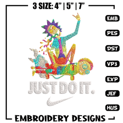 just do it cartoon nike embroidery design, cartoon embroidery, nike design, embroidery file, instant download.