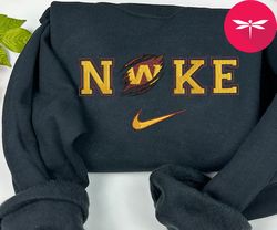 nike nfl washington commanders logo embroidered sweatshirt, nike nfl sport embroidered sweatshirt, nfl embroidered shirt