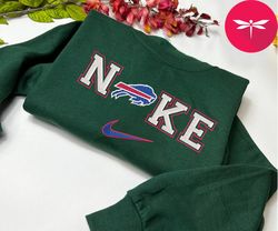 nike nfl buffalo bills logo embroidered sweatshirt, nike nfl sport embroidered sweatshirt, nfl embroidered shirt