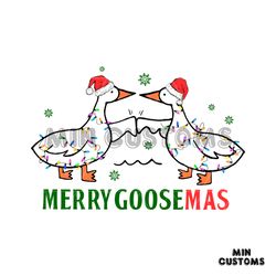 merry goosemas funny goose bump png download