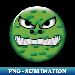 angry face - decorative sublimation png file - stunning sublimation graphics