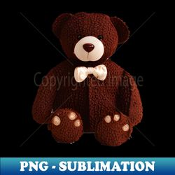 bow tie teddy bear - premium sublimation digital download - perfect for sublimation mastery