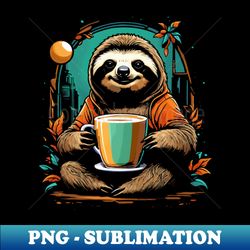 just relax and drink your coffee slowly - vintage sublimation png download - add a festive touch to every day