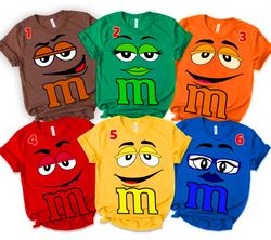 m&m candies t shirt, m and m matching family shirt group mm shirt halloween candy halloween costumes halloween m m famil