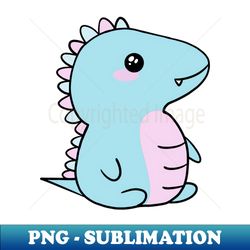 kawaii cotton candy baby dinosaur for dino fans - premium png sublimation file - vibrant and eye-catching typography