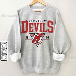 vintage 90s new jersey devils shirt, crewneck new jersey devils sweatshirt, jersey hockey gift for christmas