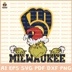 milwaukee brewers svg files, mlb brewers logo clipart, grinch vector, svg files for cricut silhouette, digital