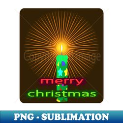 christmas candle - decorative sublimation png file - transform your sublimation creations