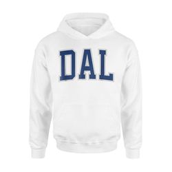 dallas football letters hoodie