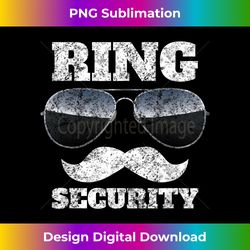 vintage ring security funny wedding party ring bearer - crafted sublimation digital download - challenge creative boundaries