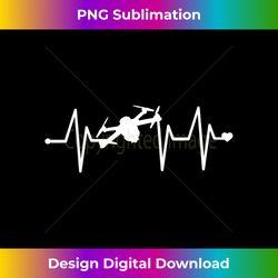 Drone Pilot Heartbeat Pulse - Funny Drone - Bespoke Sublimation Digital File - Chic, Bold, and Uncompromising