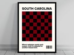 university of south carolina football fan south carolina football poster funny gamecocks college fan poster modern art t