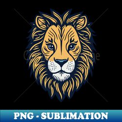 kawaii lion face - trendy sublimation digital download - spice up your sublimation projects