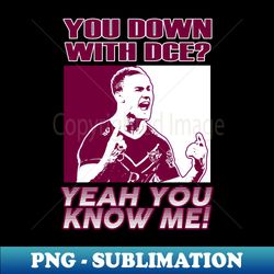 manly-warringah sea eagles - daly cherry-evans - you down with dce - retro png sublimation digital download - revolutionize your designs