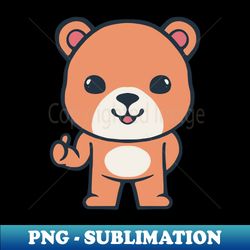 cute bear - sublimation-ready png file - defying the norms