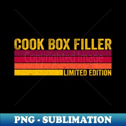 cook box filler - signature sublimation png file - transform your sublimation creations