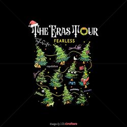 the eras tour taylor christmas tree albums svg cricut files