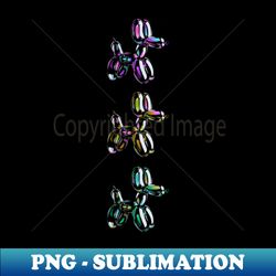 balloon dogs multicolor - weirdcore maximalist design - premium sublimation digital download - boost your success with this inspirational png download