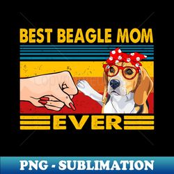 vintage best beagle mom ever - sublimation-ready png file - perfect for sublimation art