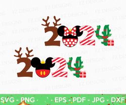 christmas mouse ear svg, christmas 2024 svg, holiday season svg, family christmas svg, christmas gift svg, png svg files