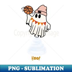 pink ghost basketball - elegant sublimation png download - vibrant and eye-catching typography