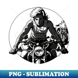 handsome rides the motorcycle - creative sublimation png download - stunning sublimation graphics