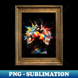retro boxer - png sublimation digital download - fashionable and fearless