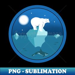 polar bears - elegant sublimation png download - create with confidence